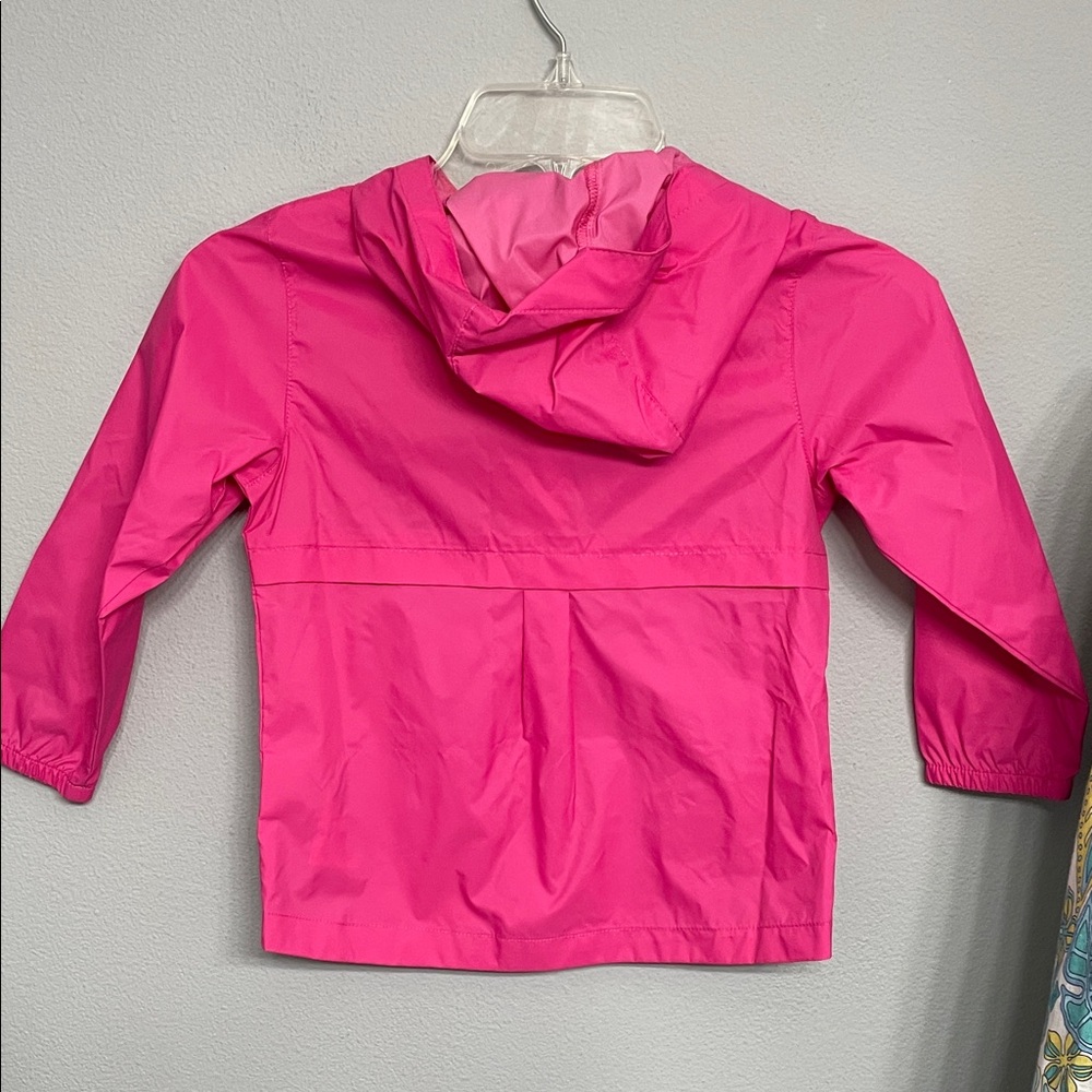 NWOT Columbia Pink Hooded Rain Jacket size 4 - Picture 4 of 7